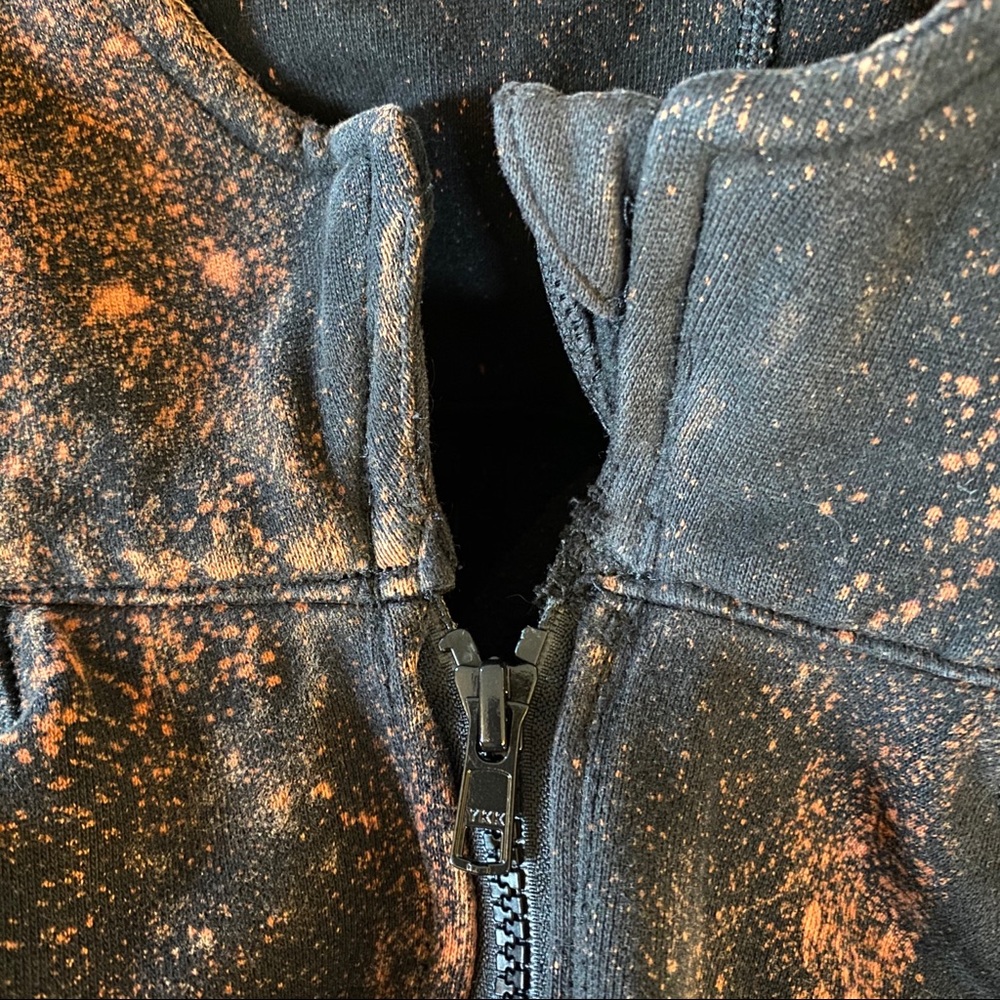 Lululemon Scuba Hoodie Black Custom Bleached 8 - Picture 13 of 16